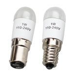 Maxbell 2Pcs Universal Sewing Machine LED Light Bulb E14 BA15D Screw in Type 220V