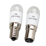 Maxbell 2Pcs Universal Sewing Machine LED Light Bulb E14 BA15D Screw in Type 220V