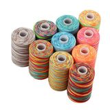 Maxbell 10x Sewing Thread Spool Sewing Thread for Overlock Stitching Hand Knitting