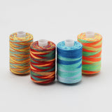 Maxbell 10x Sewing Thread Spool Sewing Thread for Overlock Stitching Hand Knitting