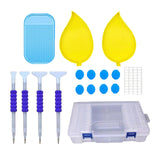 Maxbell Diamond Painting Tools Kit Diamond Stitch Pen Diamond Embroidery Box Sticker