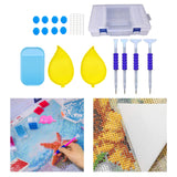 Maxbell Diamond Painting Tools Kit Diamond Stitch Pen Diamond Embroidery Box Sticker