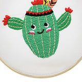 Maxbell DIY Needlework Kits Cross Stitch Craft Embroidery Starter Kit Cactus