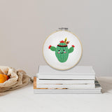 Maxbell DIY Needlework Kits Cross Stitch Craft Embroidery Starter Kit Cactus