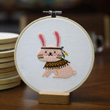 Maxbell DIY Needlework Kits Cross Stitch Craft Embroidery Starter Kit Rabbit