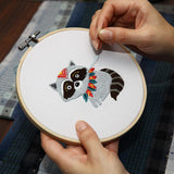 Maxbell DIY Needlework Kits Cross Stitch Craft Embroidery Starter Kit Bear