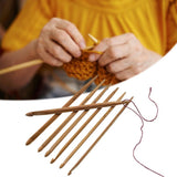 Maxbell 7x Extra Long Crochet Hooks Knit Yarn Needles Accessories for Sewing Weaving