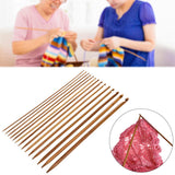 Maxbell 14x Extra Long Crochet Hooks Set Yarn Needles Accessories for Sewing Weaving