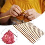 Maxbell 14x Extra Long Crochet Hooks Set Yarn Needles Accessories for Sewing Weaving