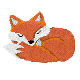 Maxbell Latch Hook Rug Kits Animal Crocheting Sewing Craft Tool Fox