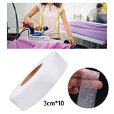 Maxbell 60m Web Hemming Tape Roll Easy Web Roll Hem Tape Just Iron On White 3cm