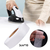 Maxbell 60m Web Hemming Tape Roll Easy Web Roll Hem Tape Just Iron On White 3cm