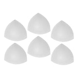 Maxbell 3 Pairs Foam Bra Insert Refreshing Soft Bra Pads Inserts for Everyday Wear White
