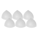 Maxbell 3 Pairs Foam Bra Insert Refreshing Soft Bra Pads Inserts for Everyday Wear White