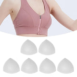 Maxbell 3 Pairs Foam Bra Insert Refreshing Soft Bra Pads Inserts for Everyday Wear White