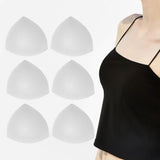 Maxbell 3 Pairs Foam Bra Insert Refreshing Soft Bra Pads Inserts for Everyday Wear White