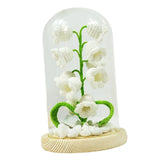 Maxbell LED Table Lamp Night Light Lily of the Valley for Home Decor Desk white