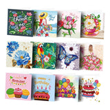 Maxbell 12x Diamond Painting Embroidery Kit Greeting Cards for Adults Kids