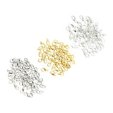Maxbell 50 Pieces Small Lobster Clasps Zinc Alloy for DIY Crafts Necklace Silver