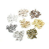 Maxbell 50 Pieces Small Lobster Clasps Zinc Alloy for DIY Crafts Necklace Silver