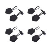 Maxbell 4 Pairs Leather Horn Toggle Button DIY Accessory Arts Crafts Clothes