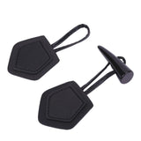 Maxbell 4 Pairs Leather Horn Toggle Button DIY Accessory Arts Crafts Clothes