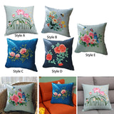 Maxbell Embroidery Pillow Covers Kit DIY Crafts Cross Stitch Kits for Beginners