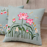 Maxbell Embroidery Pillow Covers Kit DIY Crafts Cross Stitch Kits for Beginners