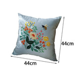 Maxbell Embroidery Pillow Covers Kit DIY Crafts Cross Stitch Kits for Beginners
