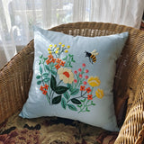 Maxbell Embroidery Pillow Covers Kit DIY Crafts Cross Stitch Kits for Beginners