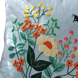 Maxbell Embroidery Pillow Covers Kit DIY Crafts Cross Stitch Kits for Beginners