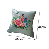 Maxbell Embroidery Pillow Covers Kit DIY Crafts Cross Stitch Kits for Beginners