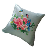Maxbell Embroidery Pillow Covers Kit DIY Crafts Cross Stitch Kits for Beginners