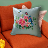 Maxbell Embroidery Pillow Covers Kit DIY Crafts Cross Stitch Kits for Beginners