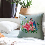 Maxbell Embroidery Pillow Covers Kit DIY Crafts Cross Stitch Kits for Beginners