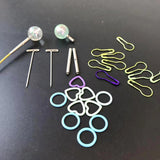 Maxbell Circular Knitting Needles Set Detachable Weaving Equipment for Sweater