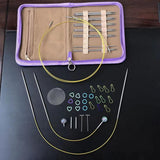 Maxbell Circular Knitting Needles Set Detachable Weaving Equipment for Sweater
