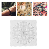 Maxbell Macrame Board Accessories Cord String Bracelet DIY Plate Tool for Bracelet