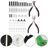 Maxbell Zipper Repair Kit with Zipper Install Pliers for Jeans Jackets Backpacks 86PCS