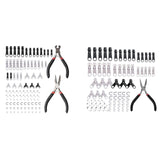 Maxbell Zipper Repair Kit with Zipper Install Pliers for Jeans Jackets Backpacks 86PCS