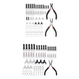 Maxbell Zipper Repair Kit with Zipper Install Pliers for Jeans Jackets Backpacks 86PCS