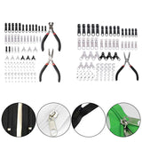 Maxbell Zipper Repair Kit with Zipper Install Pliers for Jeans Jackets Backpacks 86PCS