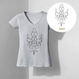 Maxbell Embroidered Applique Sew On Flower Embroidery Patch for Cosplay Costumes Silver
