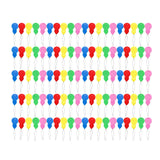Maxbell 100Pcs Colorful Needle Threaders Wire Loop for Hand Stitching Knitting Craft