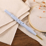 Maxbell Cotton Punch Needle Fabric DIY Embroidery Knitting Crafts Monk Cloth 26cmx26cm