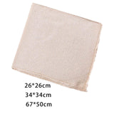 Maxbell Cotton Punch Needle Fabric DIY Embroidery Knitting Crafts Monk Cloth 26cmx26cm