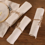 Maxbell Cotton Punch Needle Fabric DIY Embroidery Knitting Crafts Monk Cloth 67cmx50cm