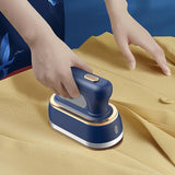 Maxbell Handheld Garment Clothes Steamer Portable Travel Steam Iron Blue