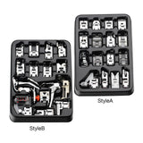 Maxbell 16x Presser Feet Set Household Repair Attachments Rolled Hem Multifunction StyleA