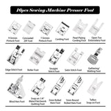 Maxbell 16x Presser Feet Set Household Repair Attachments Rolled Hem Multifunction StyleA